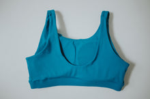 Load image into Gallery viewer, Aqua U-Neck Sports Bra