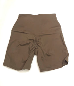 Mocha Scrunch Shorts