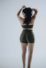 Load image into Gallery viewer, Ribbed Green Shorts