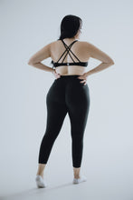 Load image into Gallery viewer, Black V-Waist Leggings
