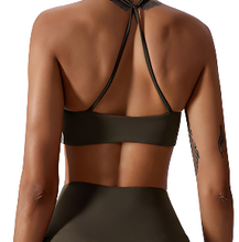 Load image into Gallery viewer, Mocha Twist Sports Bra