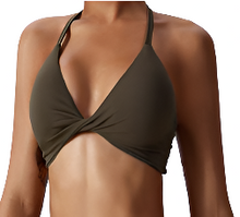 Load image into Gallery viewer, Mocha Twist Sports Bra