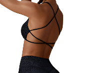 Load image into Gallery viewer, Printed Twist Sports Bra