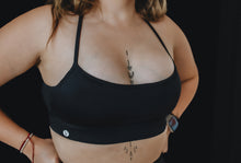 Load image into Gallery viewer, Calla Black Sports Bra