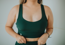 Load image into Gallery viewer, Forest Sports Bra (Forest Green)