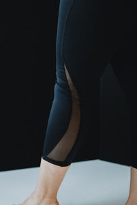 Mesh Black Leggings